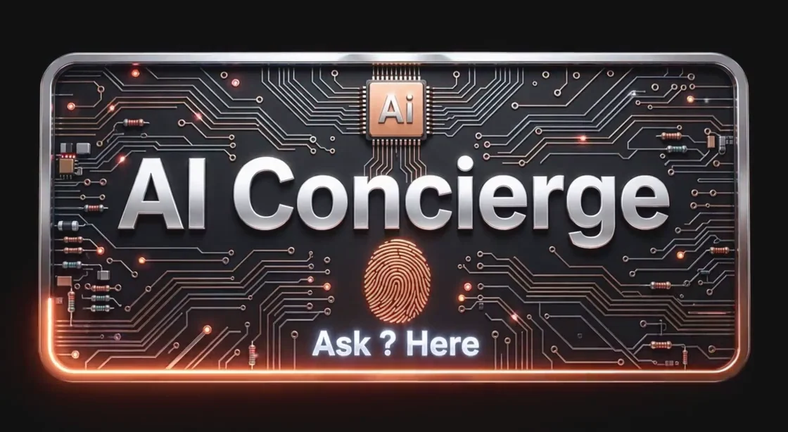 Ask the AI concierge